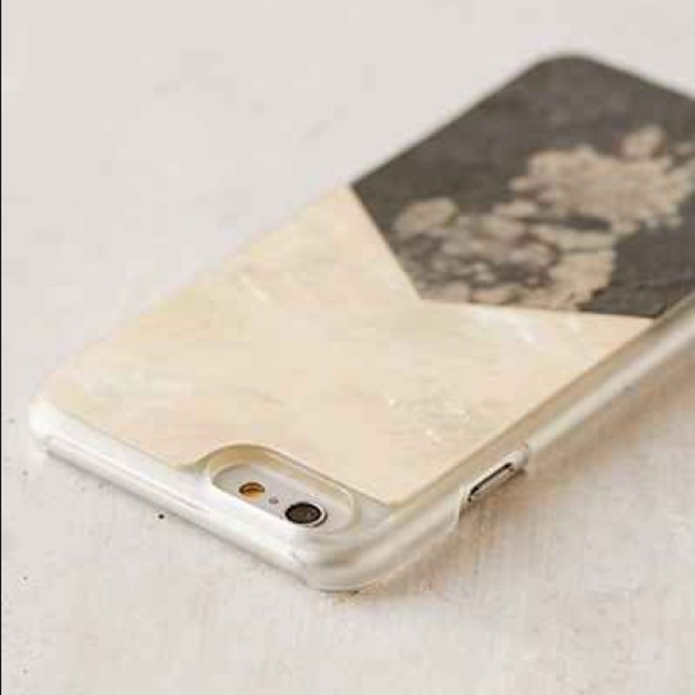 STONE AND WHITE ABALONE SHELL CASE // IPHONE 6/6S